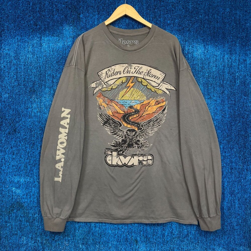 The Doors Riders on the Storm LA Woman Rock Long Sleeve S/M